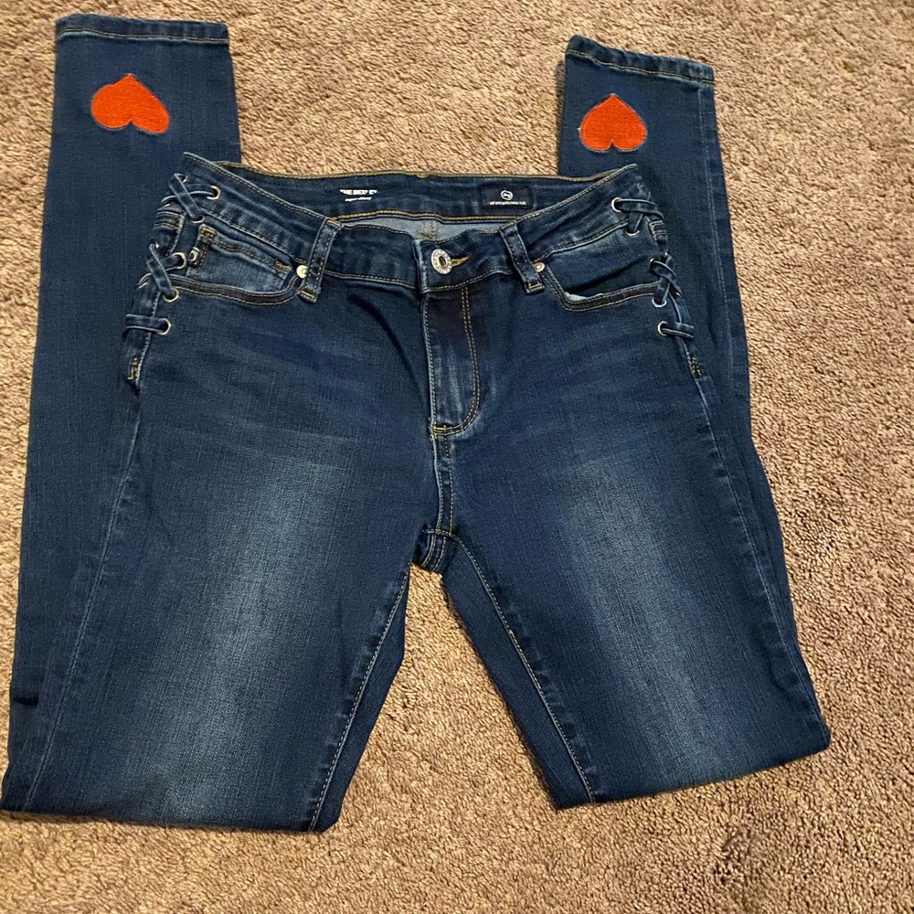 AG Girls Jeans with Hearts